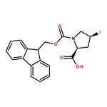 RHAWN (2S,4S)-1-(((9H-Fluoren-9-yl)methoxy)carbonyl)-4-fluoropyrrolidine-2-carboxylic acid