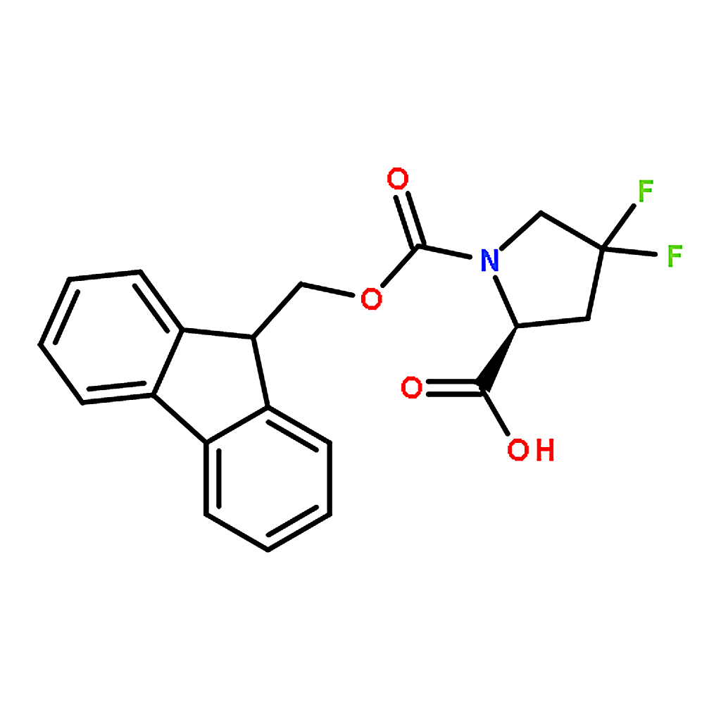 RHAWN (S)-1-(((9H-Fluoren-9-yl)methoxy)carbonyl)-4，4-difluoropyrrolidine-2-carboxylic acid