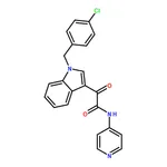 RHAWN 2-(1-(4-Chlorobenzyl)-1H-indol-3-yl)-2-oxo-N-(pyridin-4-yl)acetamide