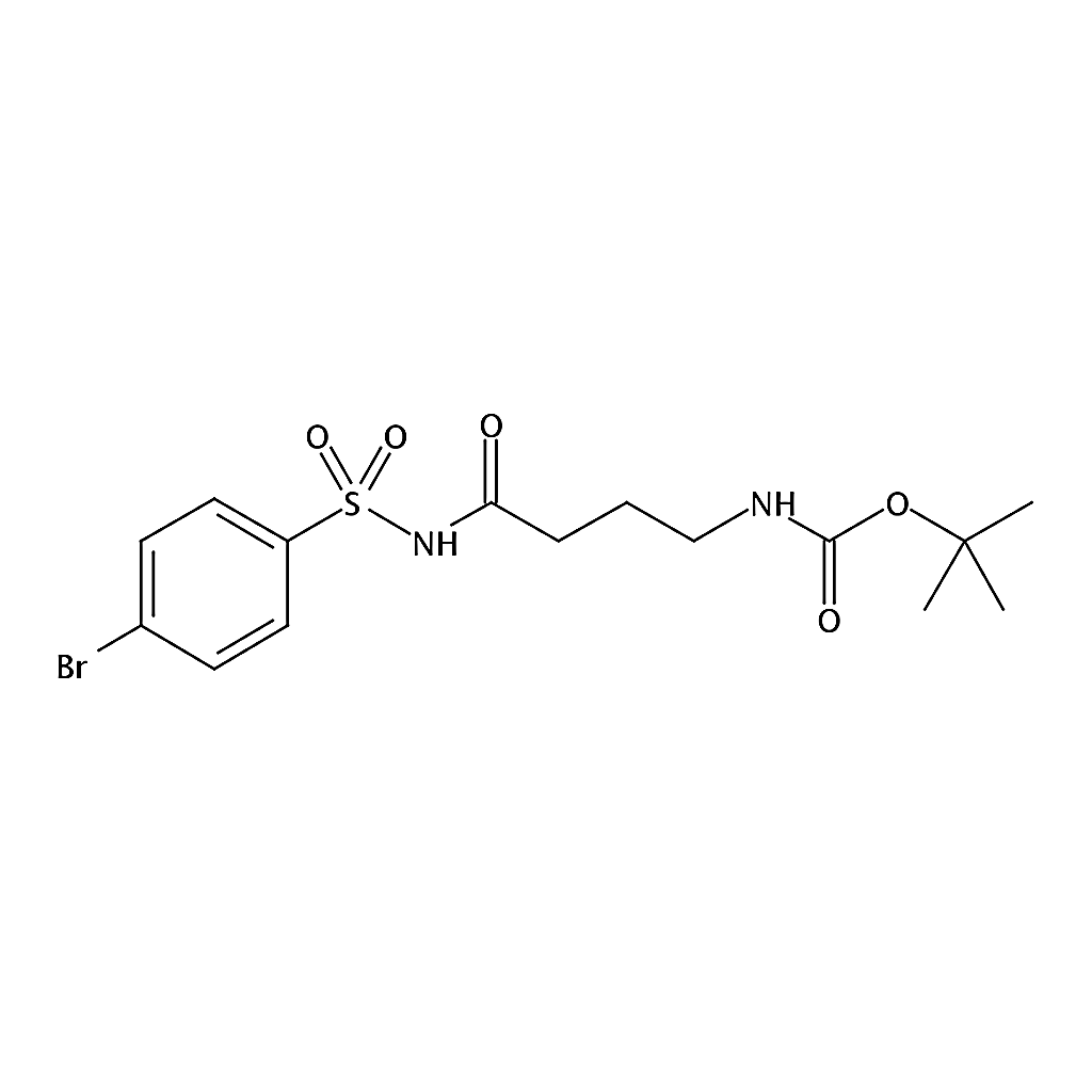 RHAWN tert-Butyl (4-(4-bromophenylsulfonamido)-4-oxobutyl)carbamate
