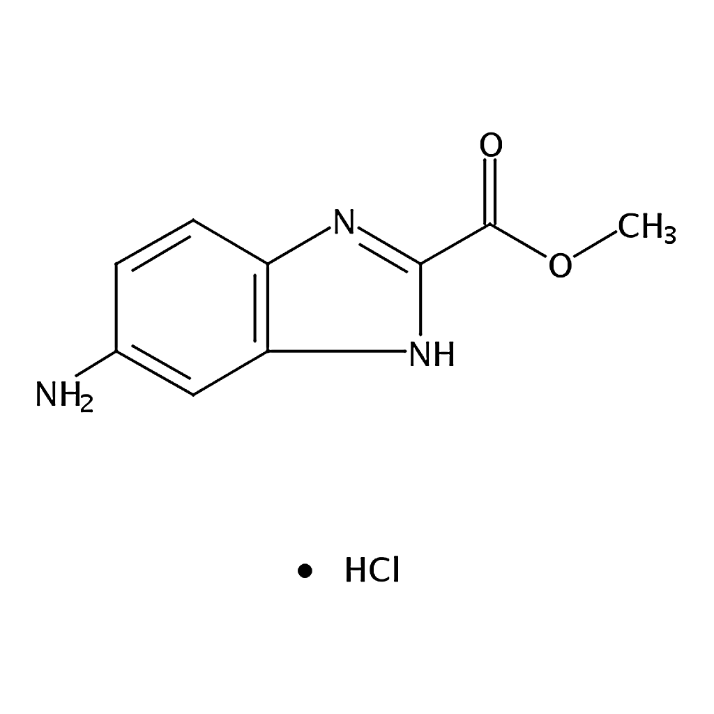 RHAWN Methyl 5-amino-1H-benzo[d]imidazole-2-carboxylate hydrochloride