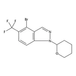 RHAWN 4-Bromo-1-(tetrahydro-2H-pyran-2-yl)-5-(trifluoromethyl)-1H-indazole