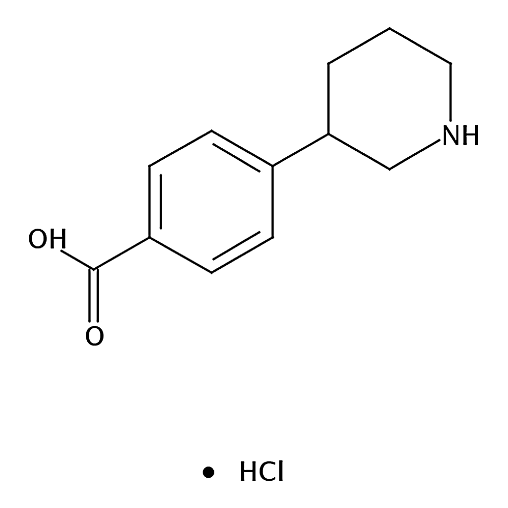 RHAWN 4-(Piperidin-3-yl)benzoic acid hydrochloride