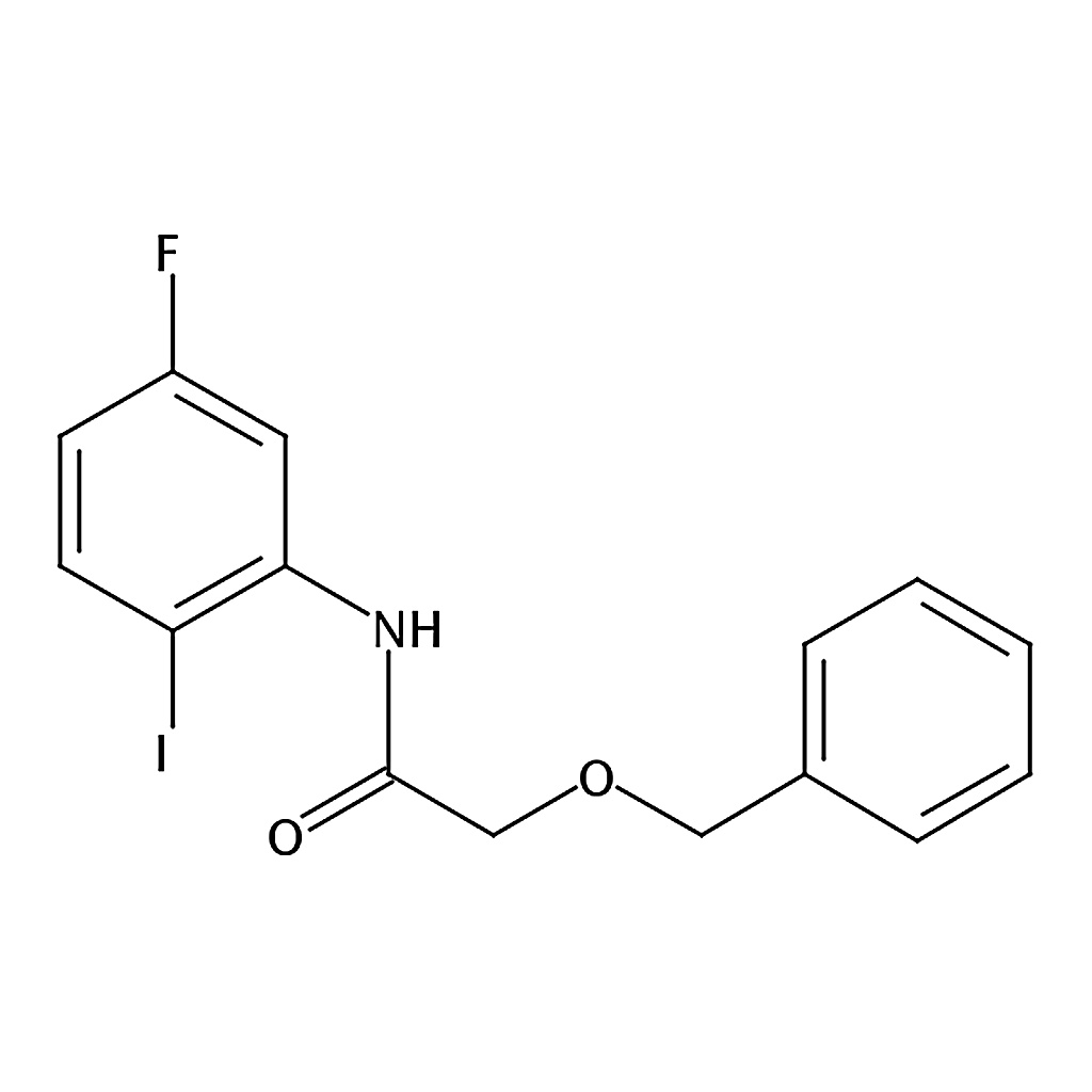 RHAWN 2-(Benzyloxy)-N-(5-fluoro-2-iodophenyl)acetamide
