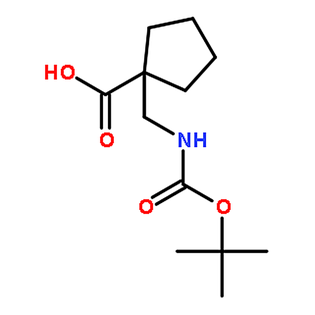 RHAWN 1-(((tert-Butoxycarbonyl)amino)methyl)cyclopentanecarboxylic acid