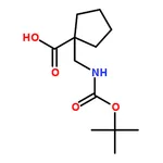 RHAWN 1-(((tert-Butoxycarbonyl)amino)methyl)cyclopentanecarboxylic acid