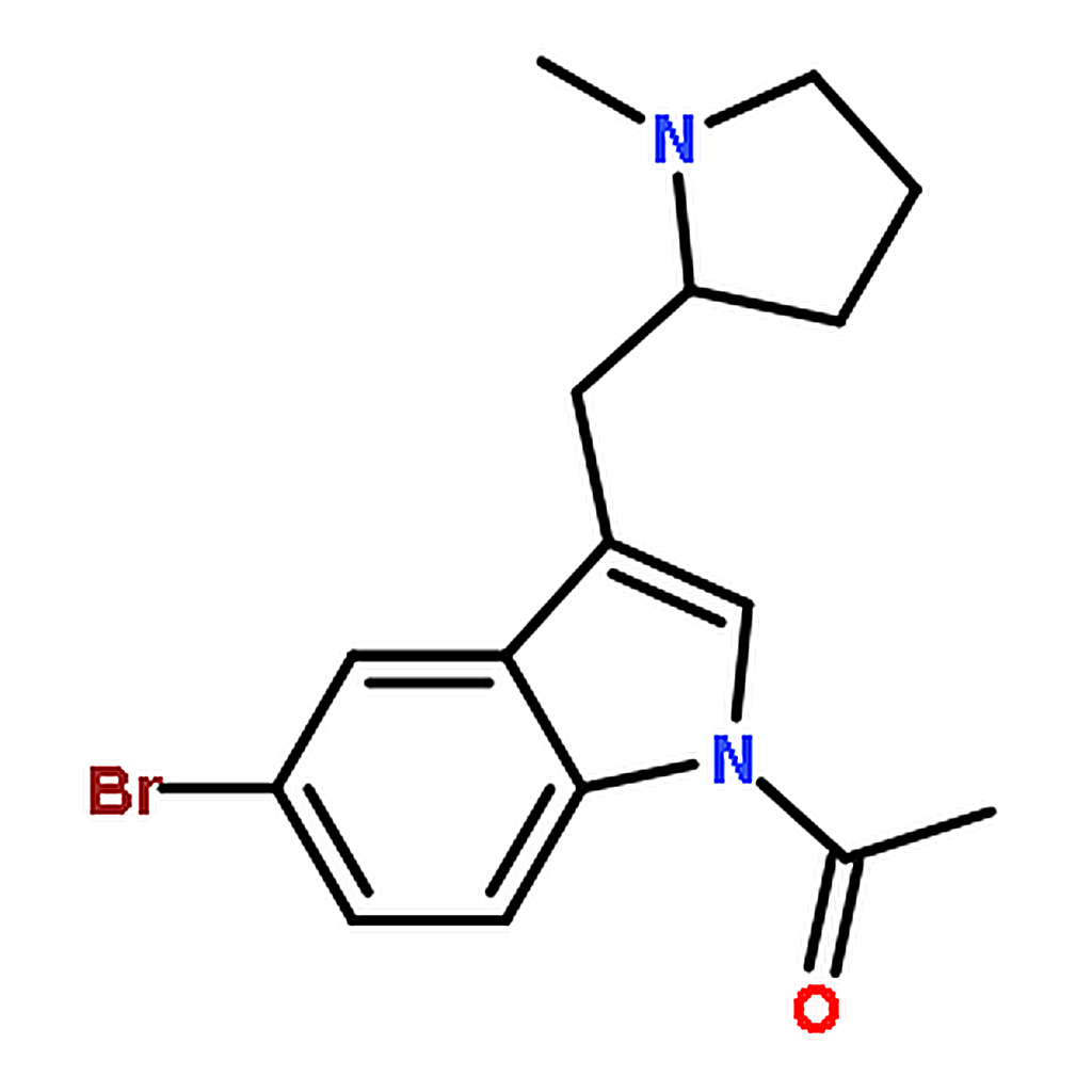 RHAWN (R)-1-(5-Bromo-3-((1-Methylpyrrolidin-2-Yl)Methyl)-1H-Indol-1-Yl)Ethanone