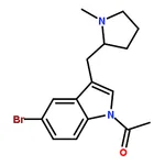 RHAWN (R)-1-(5-Bromo-3-((1-Methylpyrrolidin-2-Yl)Methyl)-1H-Indol-1-Yl)Ethanone