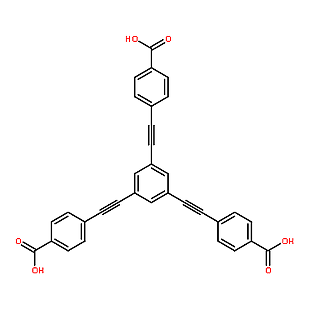 RHAWN 4,4',4''-(Benzene-1,3,5-triyltris(ethyne-2,1-diyl))tribenzoic acid