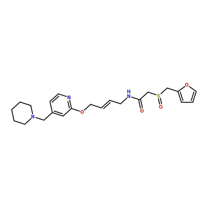 RHAWN (Z)-2-((Furan-2-ylmethyl)sulfinyl)-N-(4-((4-(piperidin-1-ylmethyl)pyridin-2-yl)oxy)but-2-en-