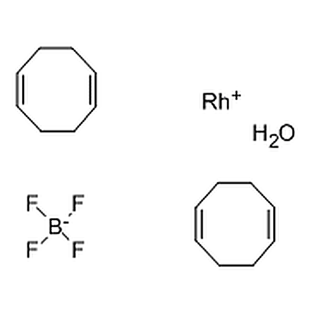 RHAWN Bis(1，5-cyclooctadiene)rhodium(I) tetrafluoroborate hydrate