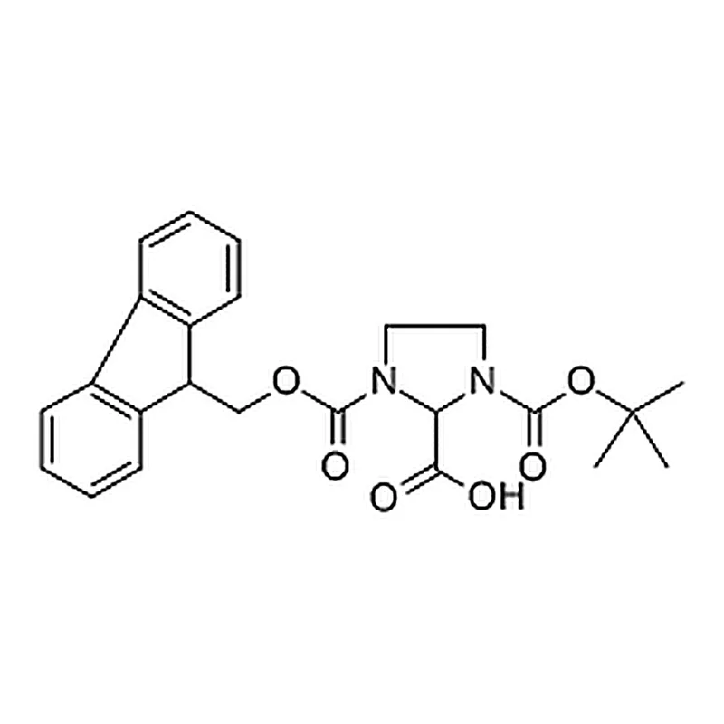 RHAWN 1-(((9H-fluoren-9-yl)methoxy)carbonyl)-3-(tert-butoxycarbonyl)imidazolidine-2-carboxylic acid