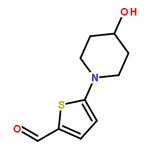 RHAWN 5-(4-Hydroxypiperidin-1-yl)thiophene-2-carbaldehyde