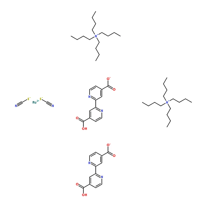 RHAWN Bis(tetrabutylammonium) Dihydrogen Bis(isothiocyanato)bis(2,2'-bipyridyl-4,4'-dicarboxylato)