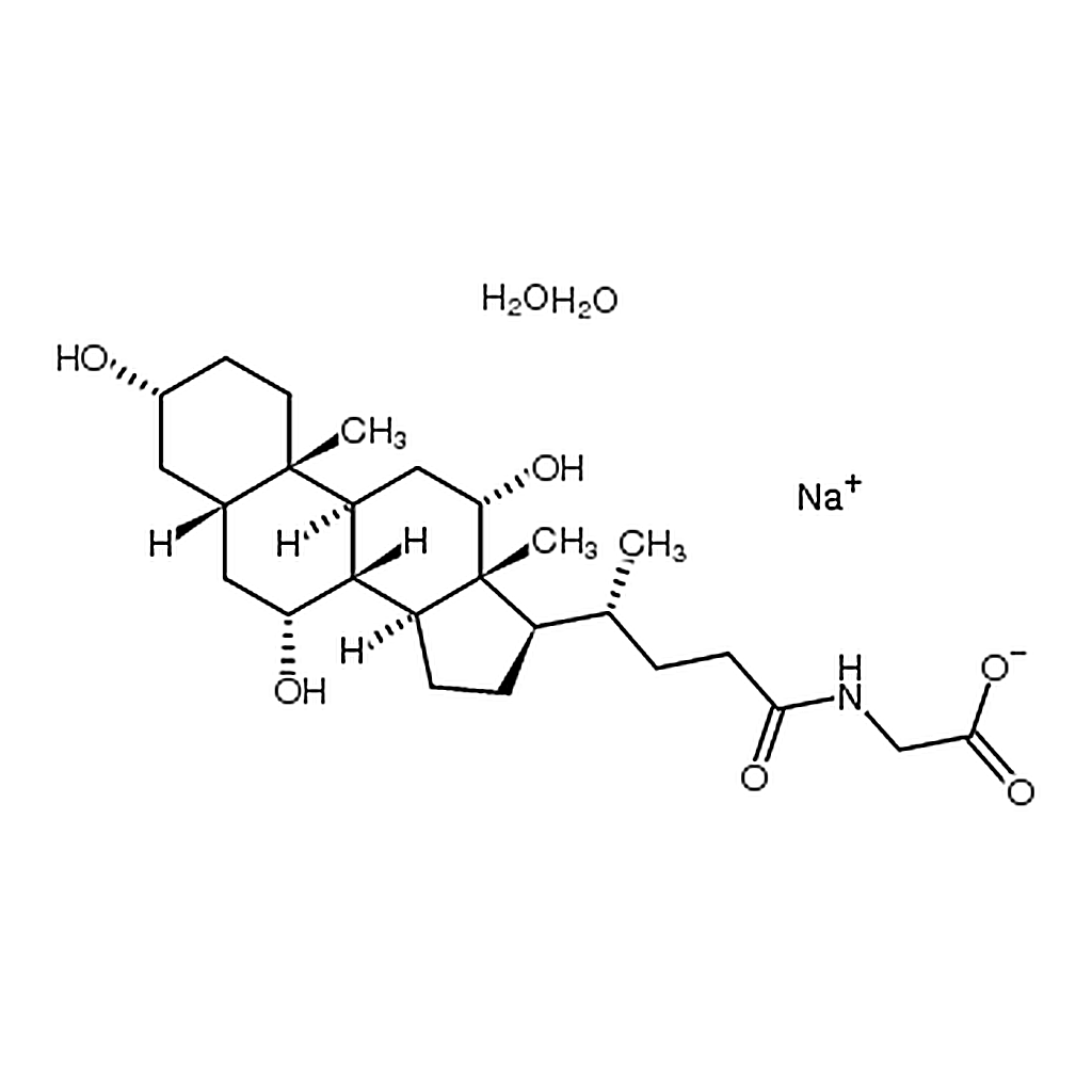 RHAWN N-[(3，5，7，12)-3，7，12-Trihydroxy-24-Oxocholan-24-Yl]-Glycine Monosodium Salt Monohydrate