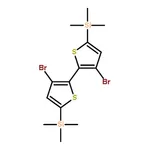 RHAWN 3,3-Dibromo-5,5-bis(trimethylsilyl)-2,2-bithiophene