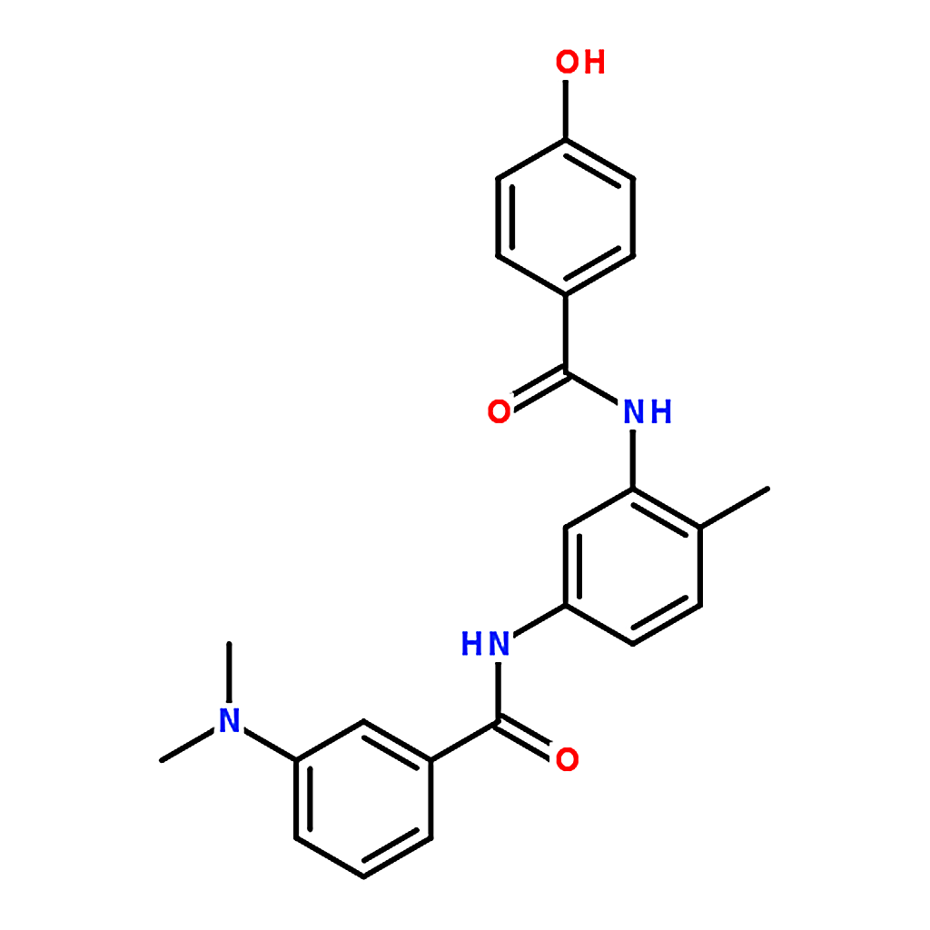 RHAWN 3-(dimethylamino)-N-[3-[(4-hydroxybenzoyl)amino]-4-methylphenyl]benzamide