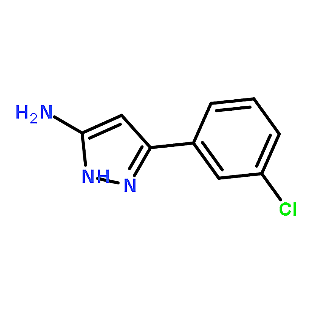 RHAWN 3-(3-Chlorophenyl)-1H-pyrazol-5-amine