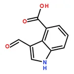 RHAWN 3-Formyl-1H-indole-4-carboxylic acid