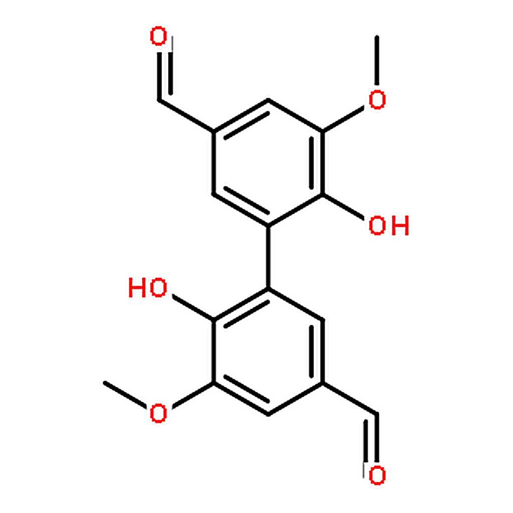 RHAWN 6,6'-dihydroxy-5,5'-dimethoxybiphenyl-3,3'-dicarbaldehyde