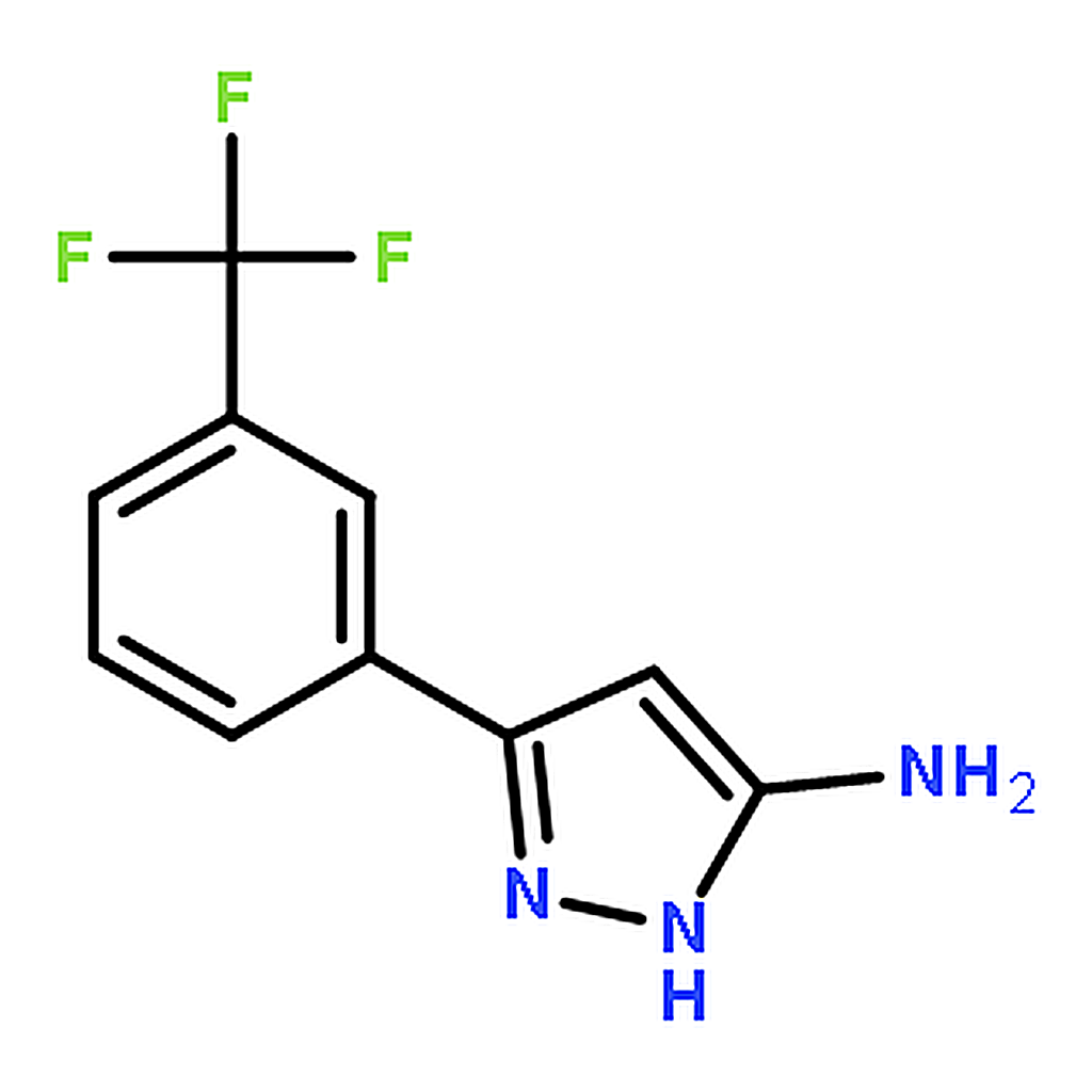 RHAWN 5-(3-Trifluoromethyl-phenyl)-2H-pyrazol-3-ylamine