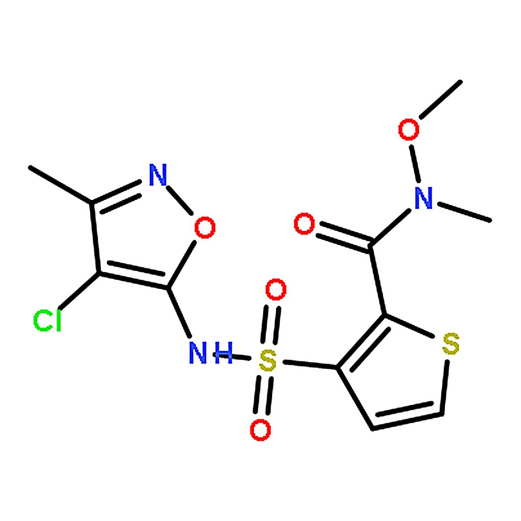 RHAWN 3-(N-(4-Chloro-3-methylisoxazol-5-yl)sulfamoyl)-N-methoxy-N-methylthiophene-2-carboxamide