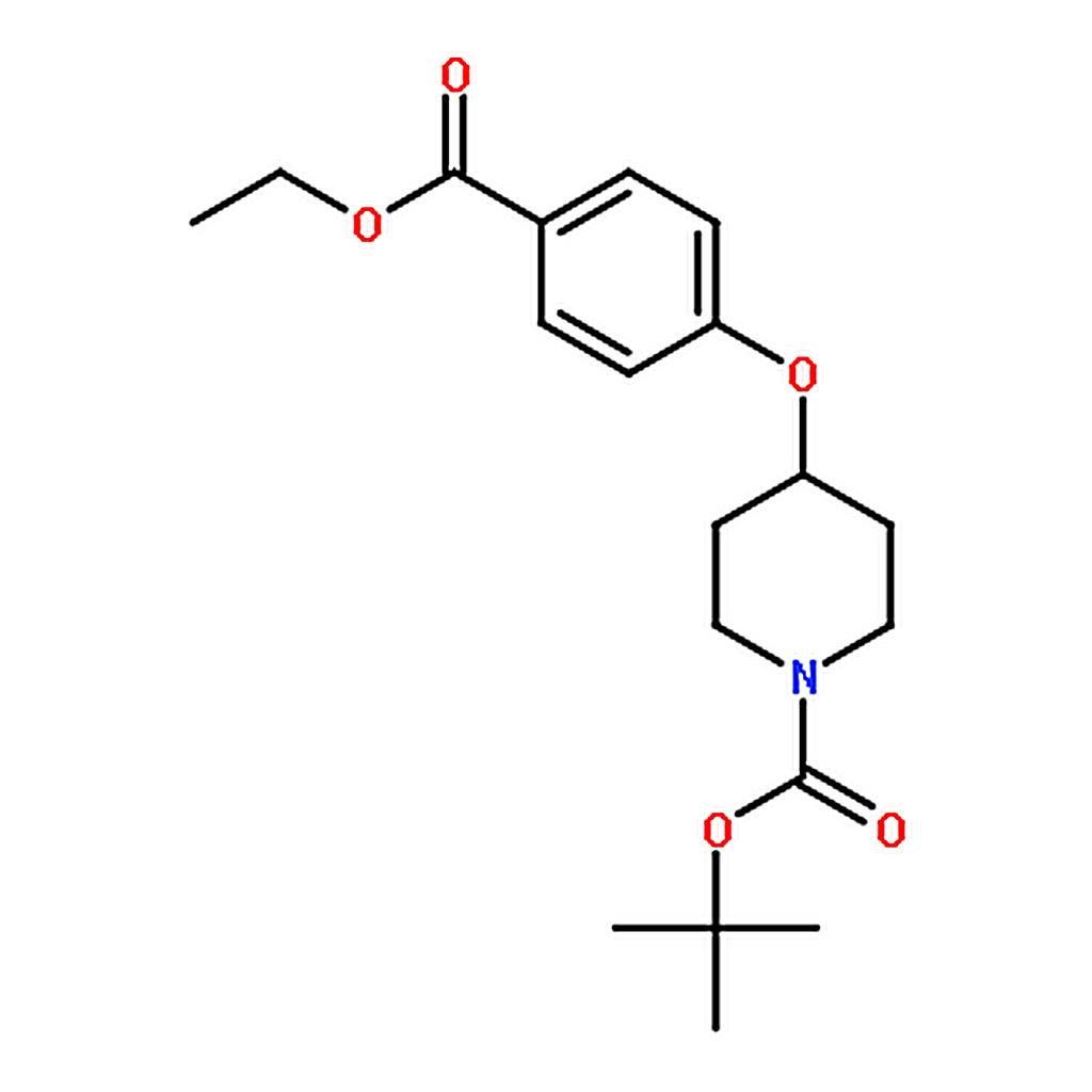 RHAWN tert-Butyl 4-(4-(ethoxycarbonyl)phenoxy)piperidine-1-carboxylate