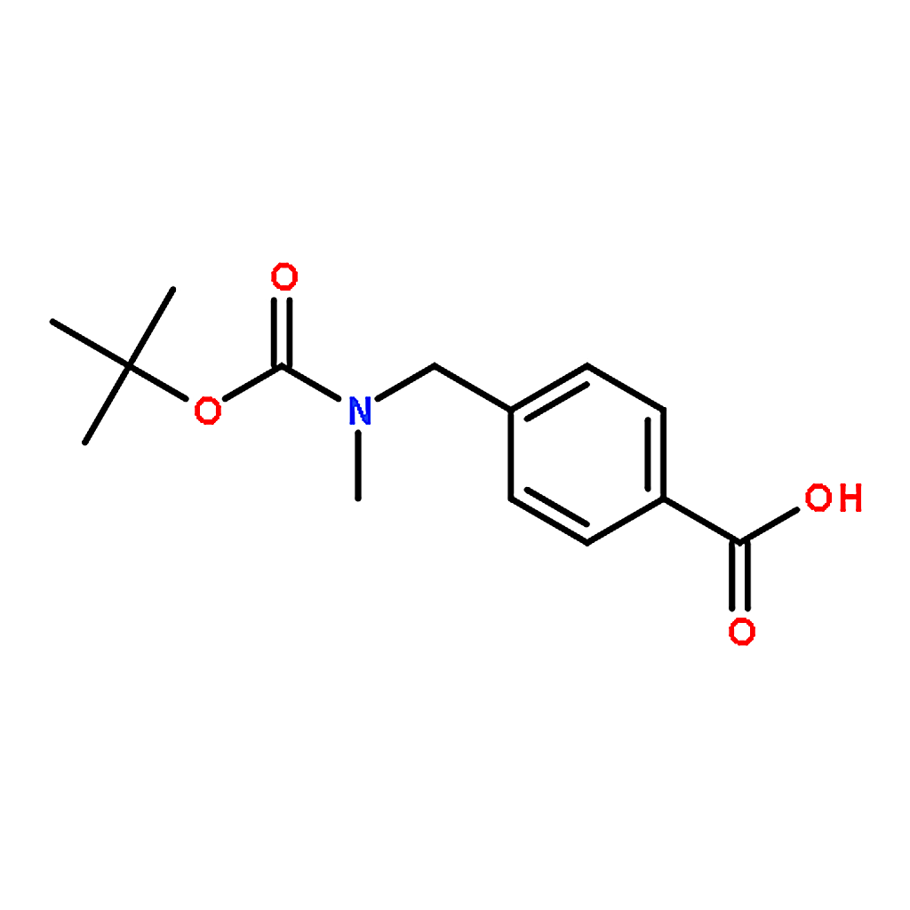 RHAWN 4-(((tert-Butoxycarbonyl)(methyl)amino)methyl)benzoic acid