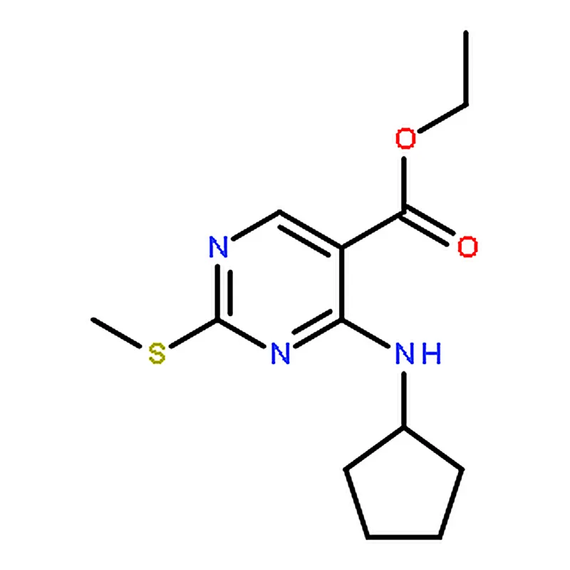 RHAWN Ethyl 4-(cyclopentylamino)-2-(methylthio)pyrimidine-5-carboxylate
