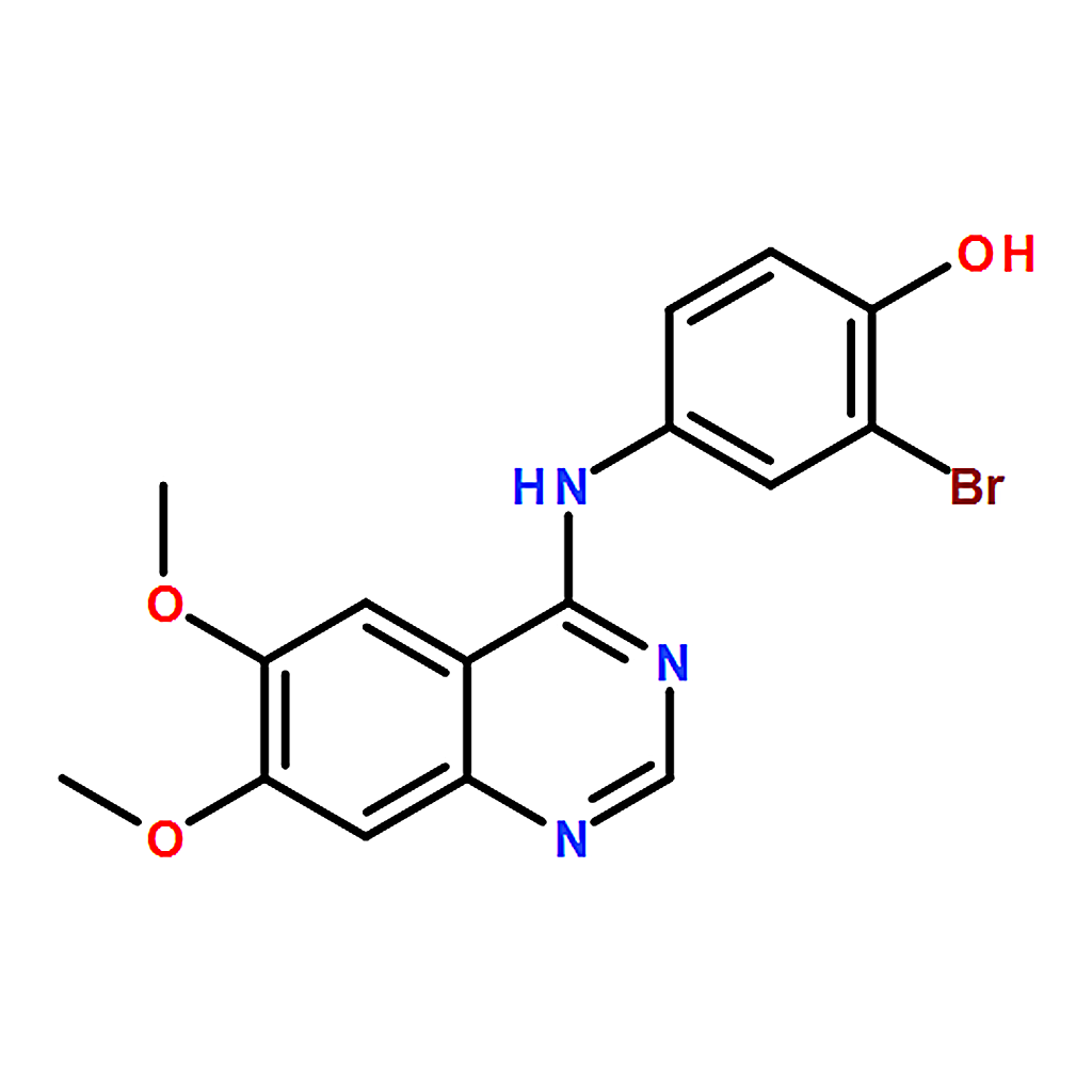 RHAWN 2-bromo-4-[(6,7-dimethoxyquinazolin-4-yl)amino]phenol