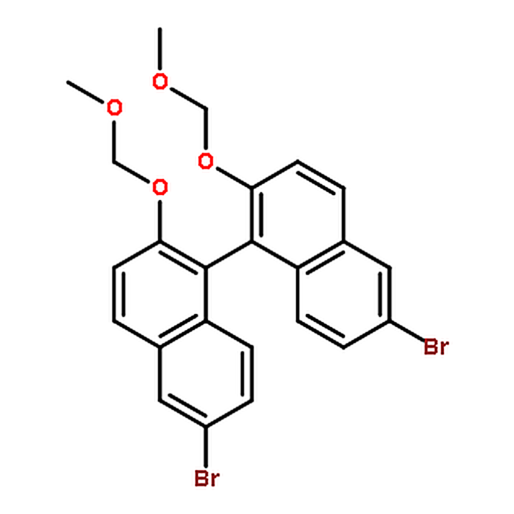 RHAWN (S)-6，6'-Dibromo-2，2'-bis(methoxymethoxy)-1，1'-binaphthalene