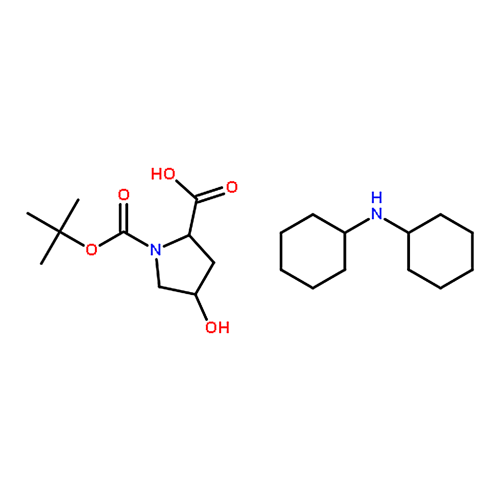 RHAWN (2S)-Dicyclohexylamine trans-1-(tert-butoxycarbonyl)-4-hydroxypyrrolidine-2-carboxylate