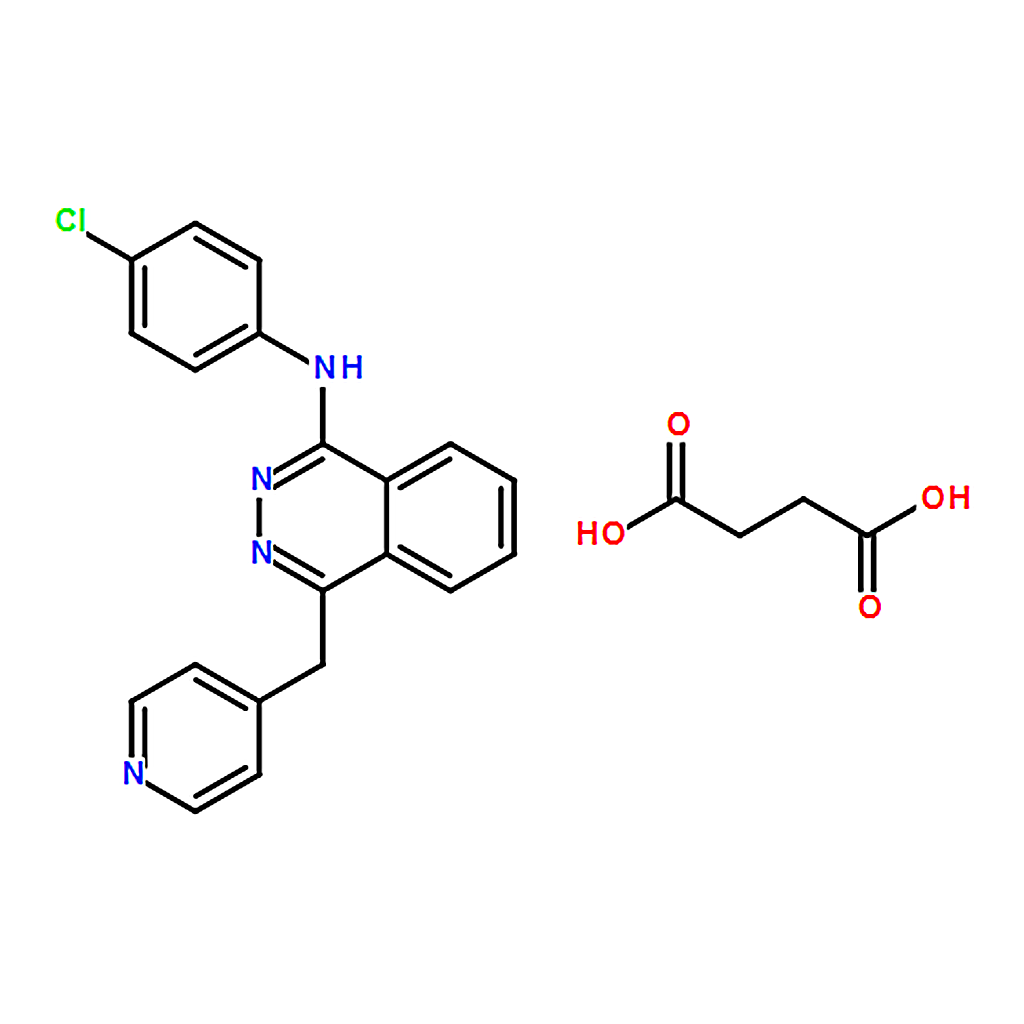 RHAWN N-(4-Chlorophenyl)-4-(pyridin-4-ylmethyl)phthalazin-1-amine succinate
