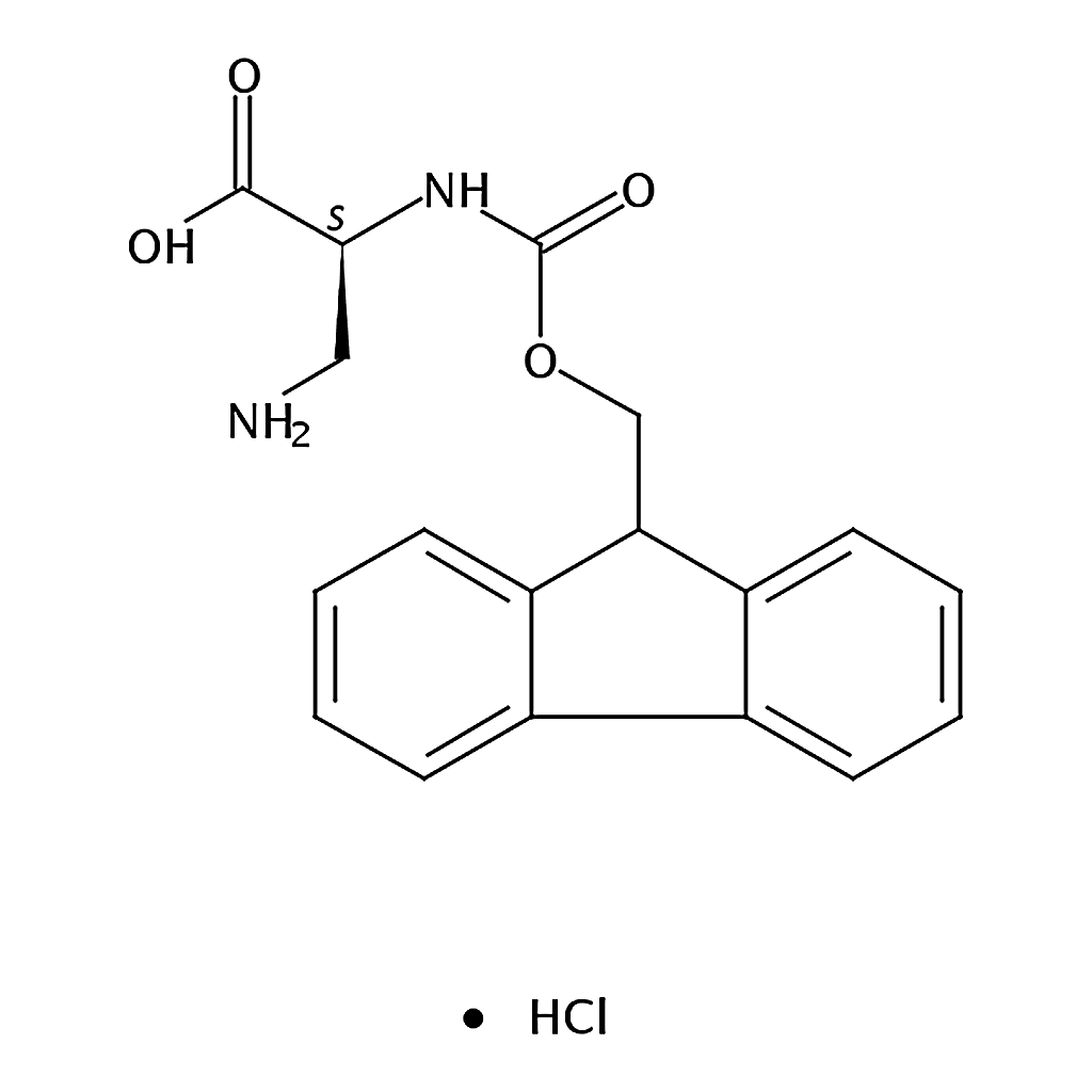 RHAWN (S)-2-((((9H-Fluoren-9-yl)methoxy)carbonyl)amino)-3-aminopropanoic acid hydrochloride