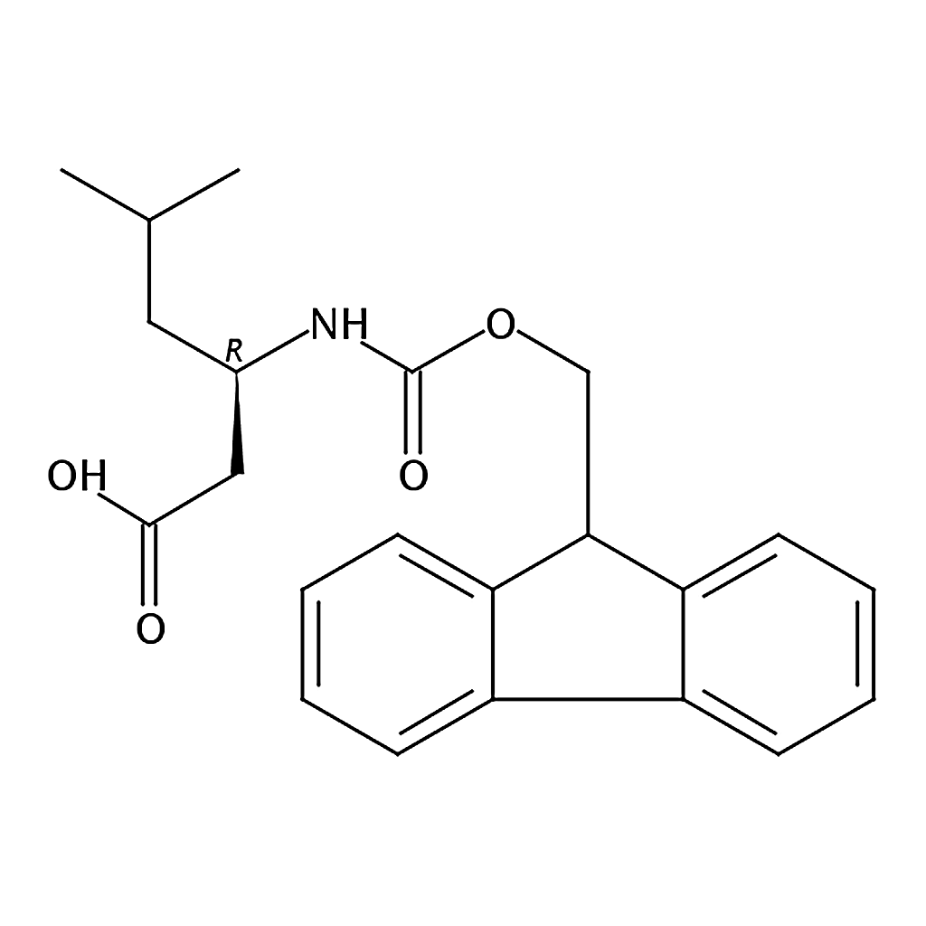 RHAWN (R)-3-((((9H-Fluoren-9-yl)methoxy)carbonyl)amino)-5-methylhexanoic acid