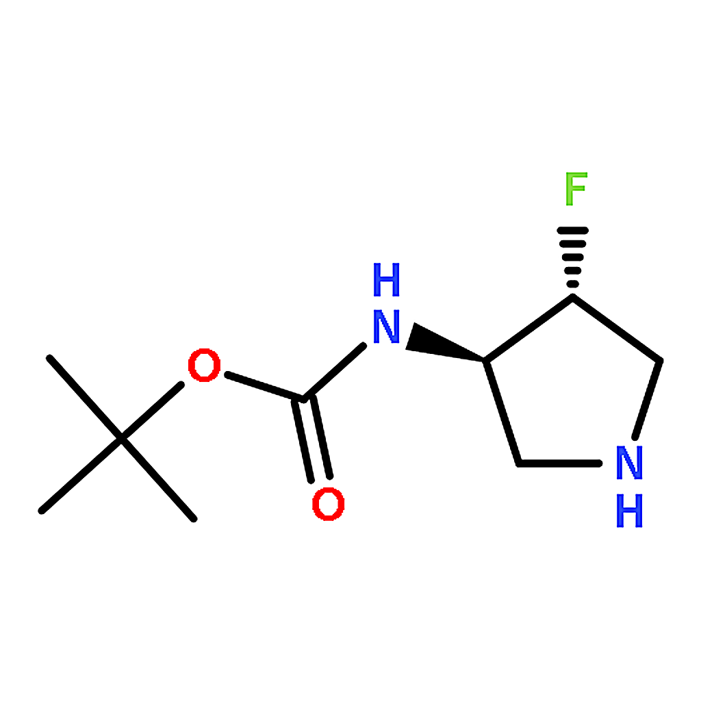 RHAWN tert-Butyl((3S，4S)-4-fluoropyrrolidin-3-yl)carbamate