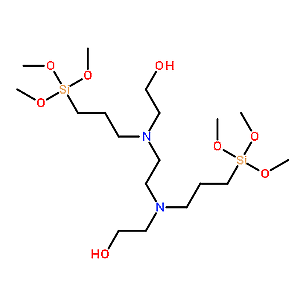 RHAWN N，N'-BIS(HYDROXYETHYL)-N，N'-BIS(TRIMETHOXYSILYLPROPYL)ETHYLENEDIAMINE