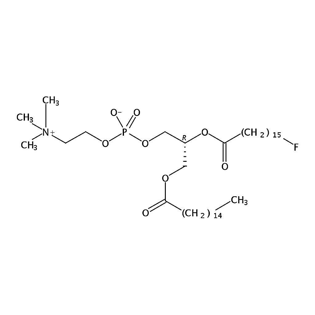 RHAWN 1-palmitoyl-2-(16-fluoropalmitoyl)-sn-glycero-3-phosphocholine