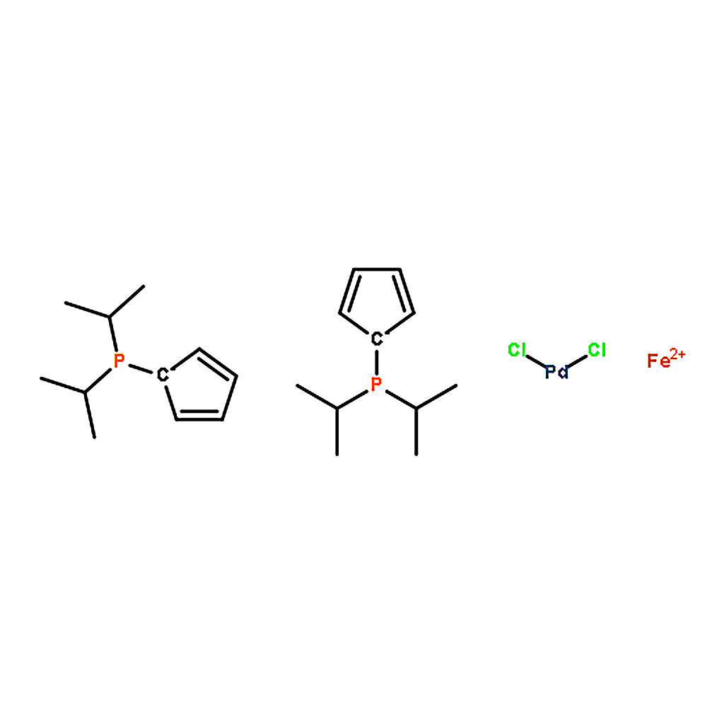 RHAWN 1,1'-Bis(di-isopropylphosphino)ferrocene palladium dichloride