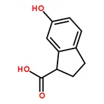 RHAWN 6-Hydroxy-2,3-dihydro-1H-indene-1-carboxylic acid