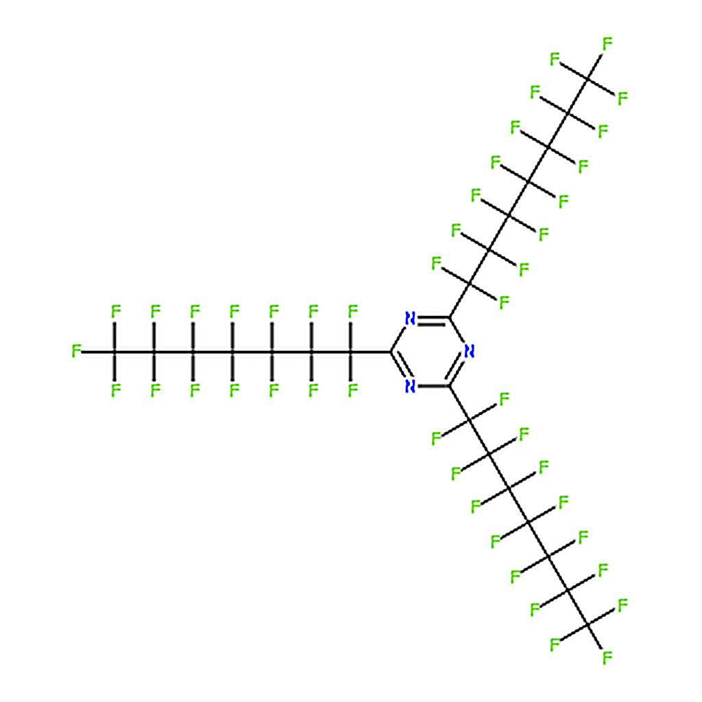 RHAWN 2,4,6-Tris(pentadecafluoroheptyl)-1,3,5-triazine