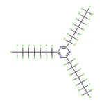 RHAWN 2,4,6-Tris(pentadecafluoroheptyl)-1,3,5-triazine