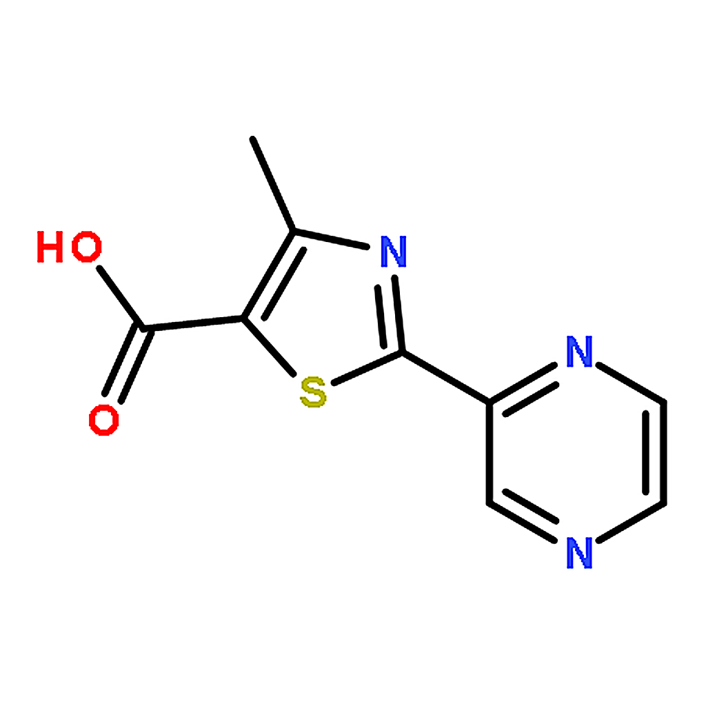 RHAWN 4-Methyl-2-(2-pyrazinyl)thiazole-5-carboxylicacid