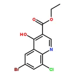 RHAWN Ethyl 6-bromo-8-chloro-4-hydroxy-quinoline-3-carboxylate