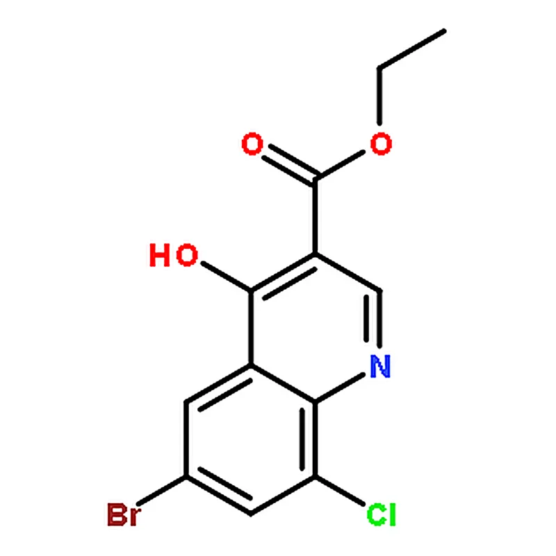 RHAWN Ethyl 6-bromo-8-chloro-4-hydroxy-quinoline-3-carboxylate