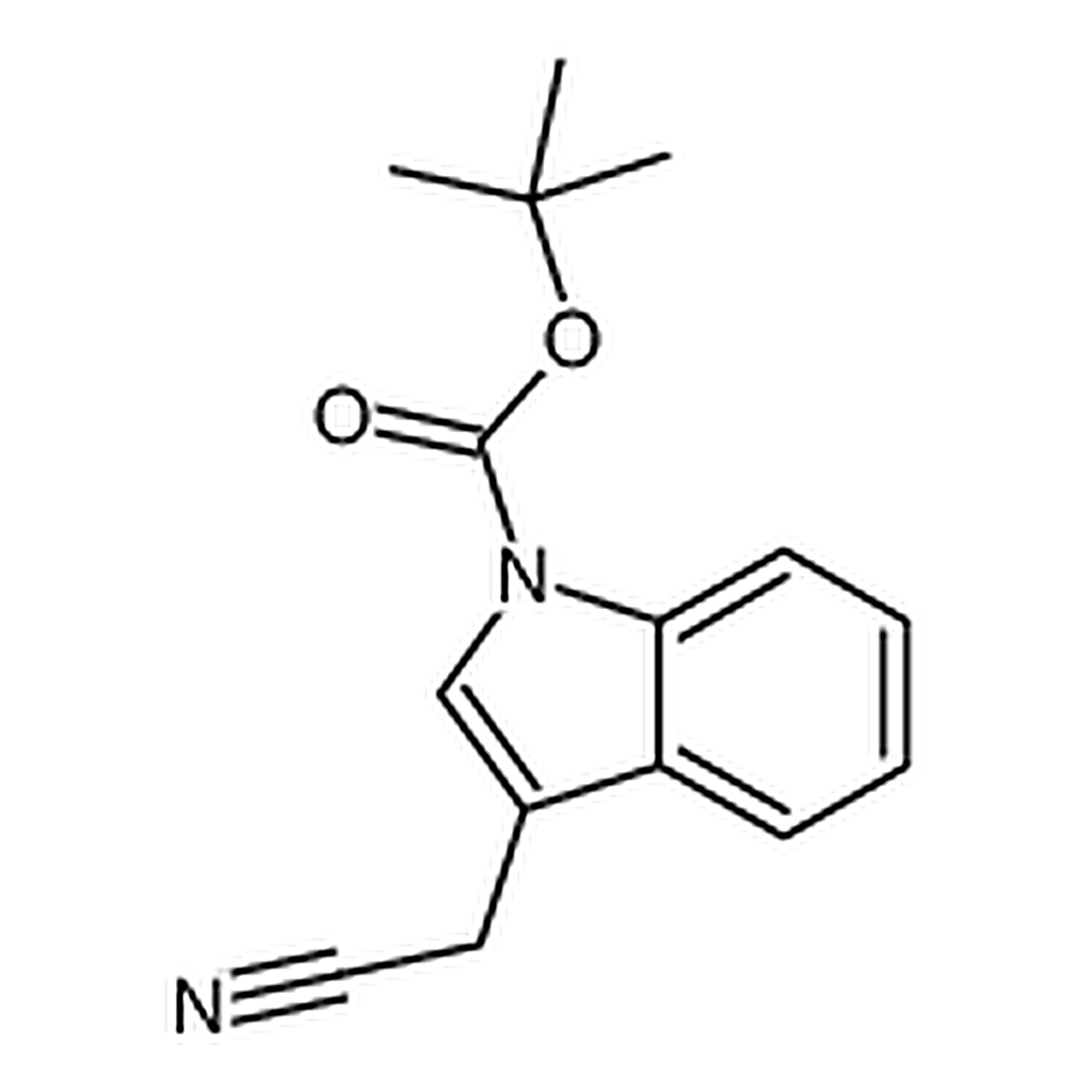 RHAWN tert-Butyl 3-(cyanomethyl)-1H-indole-1-carboxylate