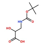 RHAWN 3-((tert-Butoxycarbonyl)amino)-2-hydroxypropanoic acid