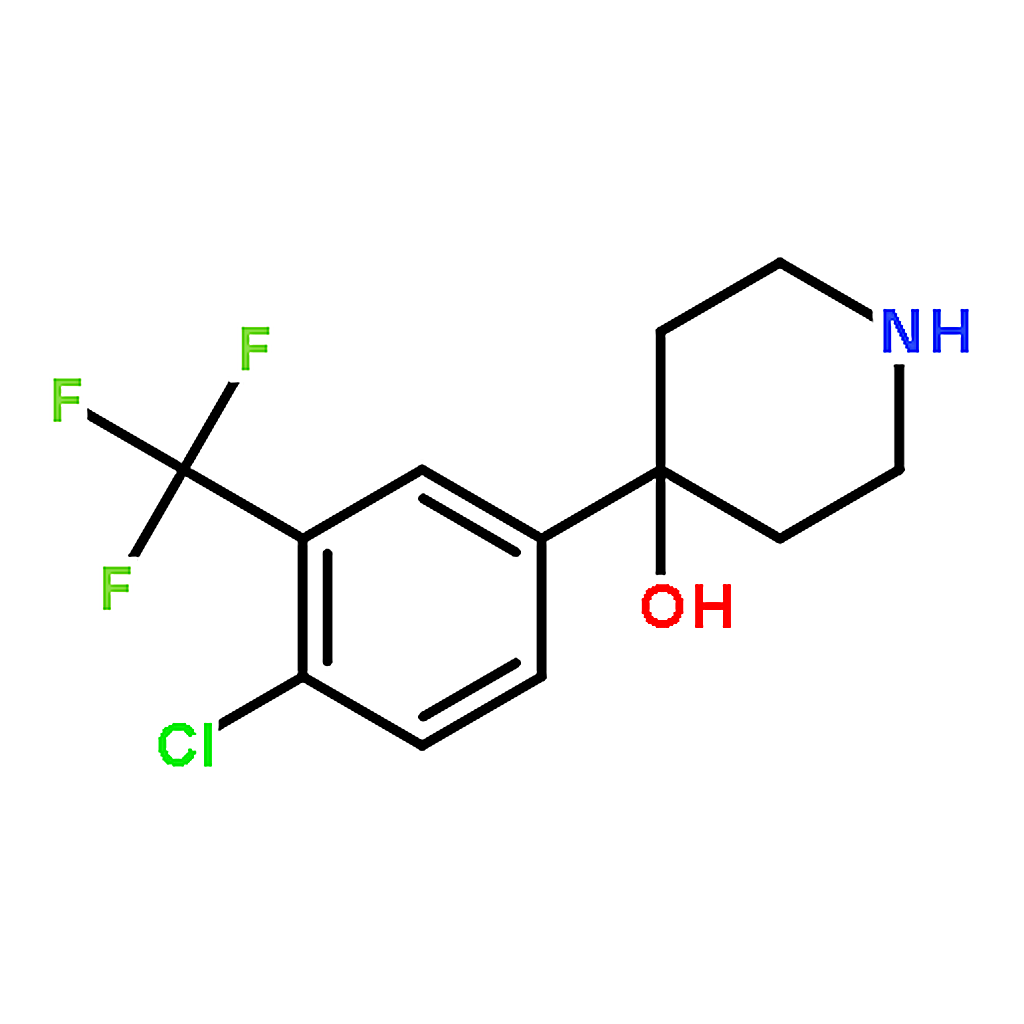 RHAWN 4-(4-Chloro-3-(trifluoromethyl)phenyl)-4-piperidinol