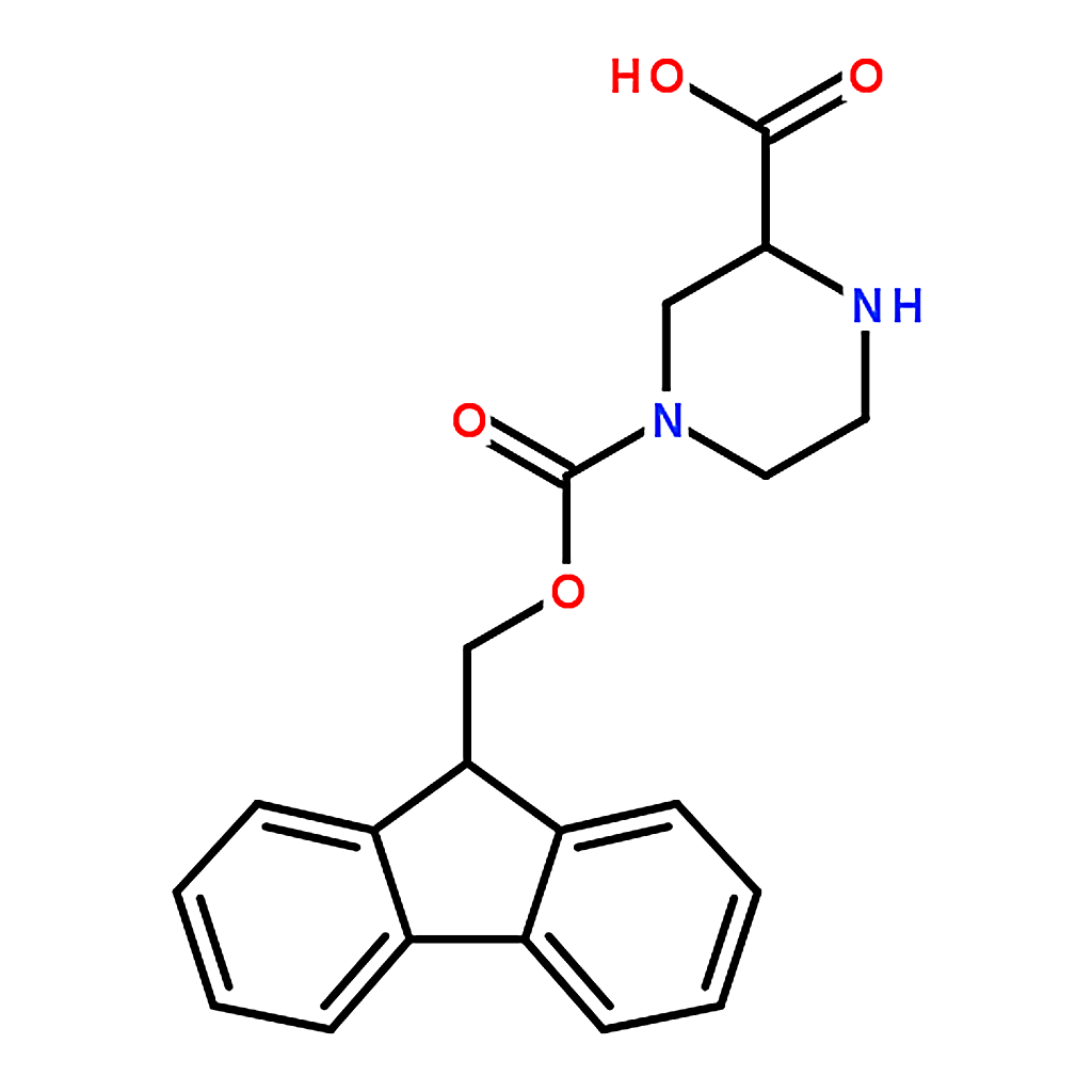 RHAWN 4-(((9H-Fluoren-9-yl)methoxy)carbonyl)piperazine-2-carboxylic acid