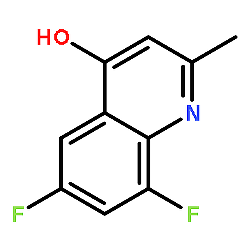 RHAWN 6，8-difluoro-2-methyl-4-Quinolinol